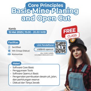 Belajar Software Mineplaning Mine Planing Tambang